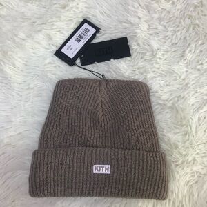 Kith Taupe Knit Beanie